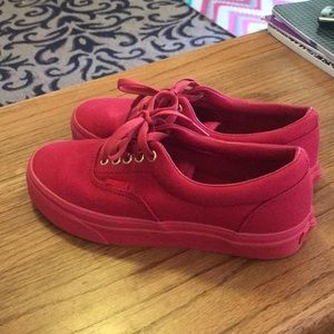 BRAND NEW RED VANS